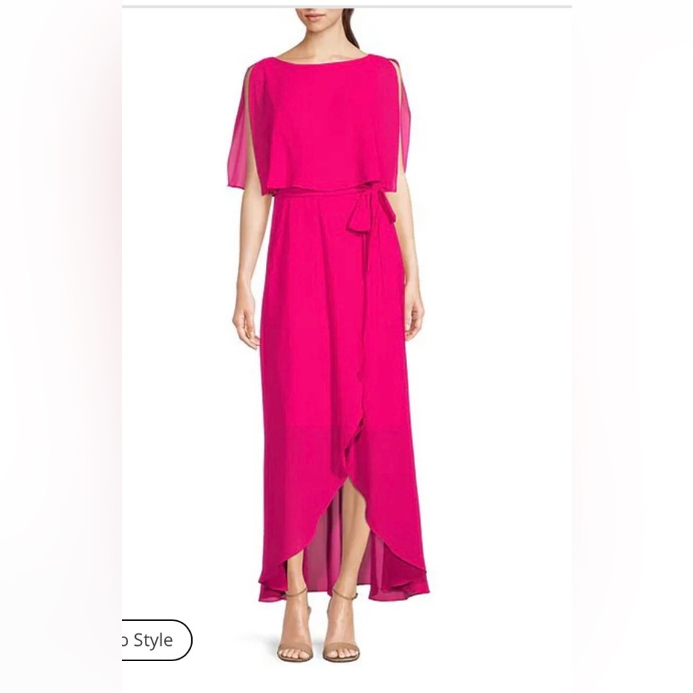 ✨⚡️💥Jessica Howard Hot Pink Maxi Dresses